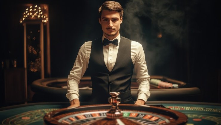 Pusat operasi wintogel dengan tim dukungan pelanggan